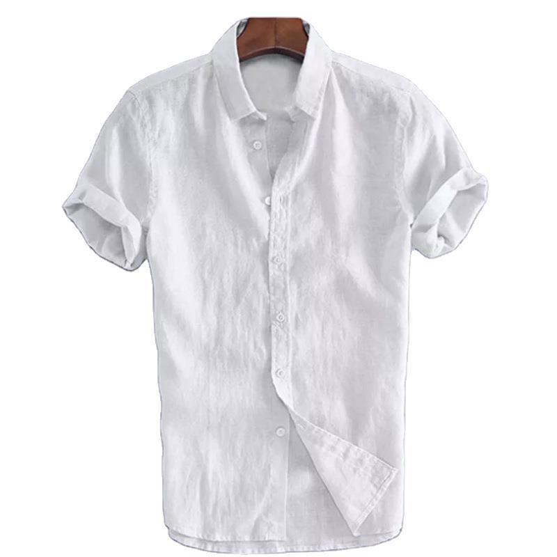 Men's short-sleeved casual shirt