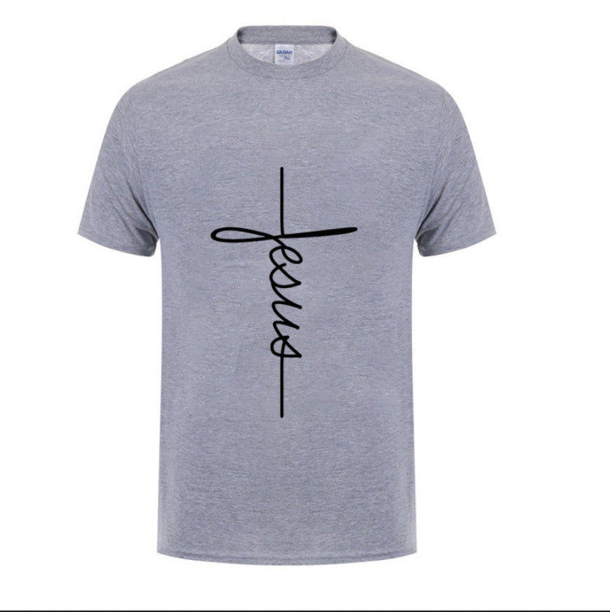 Jesus Cross T-shirts Men, Women, Short Sleeve