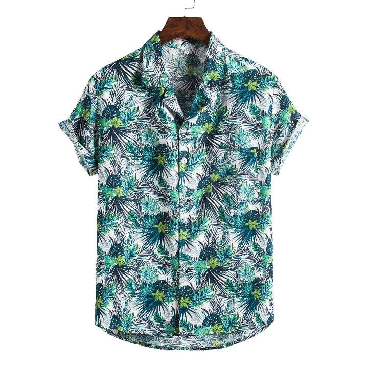 Men's short sleeve beach shirts