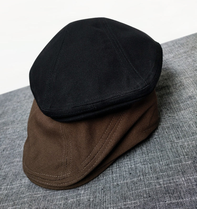 Thin, Comfortable, Pure Cotton, Japanese Retro Caps, Retro Literary And Artistic Small Fresh Berets, Forward Hats For Men And Women