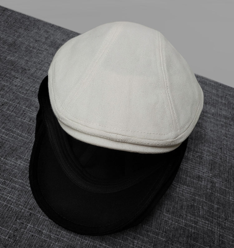 Thin, Comfortable, Pure Cotton, Japanese Retro Caps, Retro Literary And Artistic Small Fresh Berets, Forward Hats For Men And Women