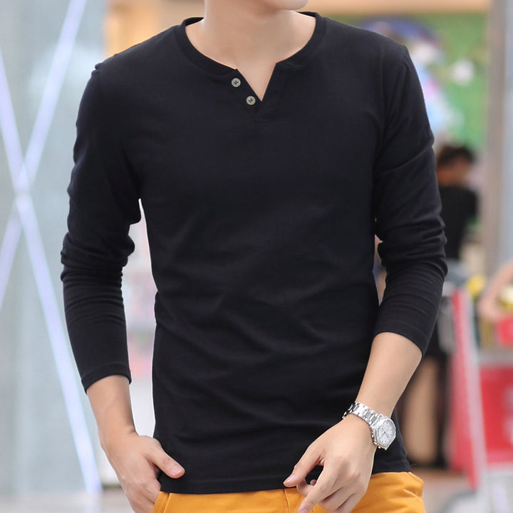 Men's 3/4 Sleeve T-Shirts. Linen Causal