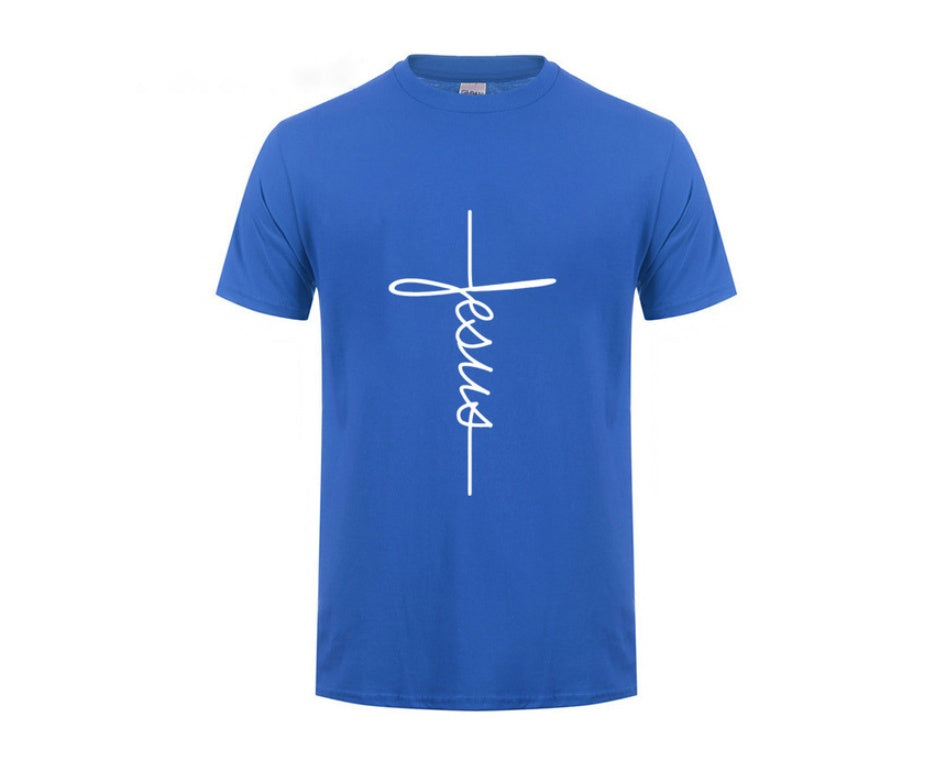 Jesus Cross T-shirts Men, Women, Short Sleeve