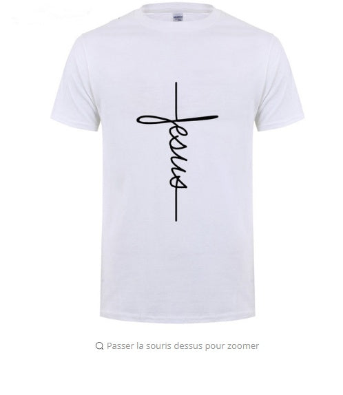 Jesus Cross T-shirts Men, Women, Short Sleeve