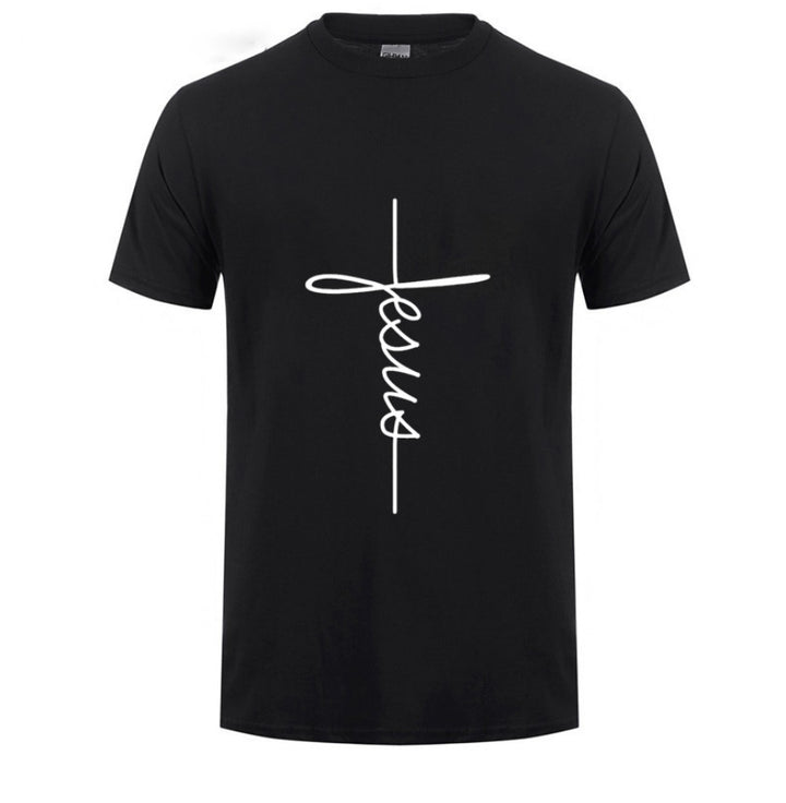 Jesus Cross T-shirts Men, Women, Short Sleeve