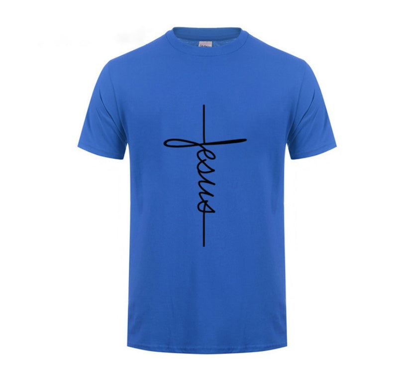 Jesus Cross T-shirts Men, Women, Short Sleeve