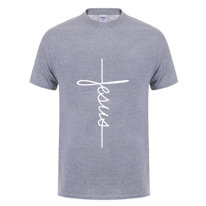 Jesus Cross T-shirts Men, Women, Short Sleeve