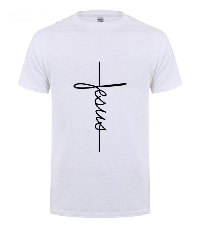 Jesus Cross T-shirts Men, Women, Short Sleeve