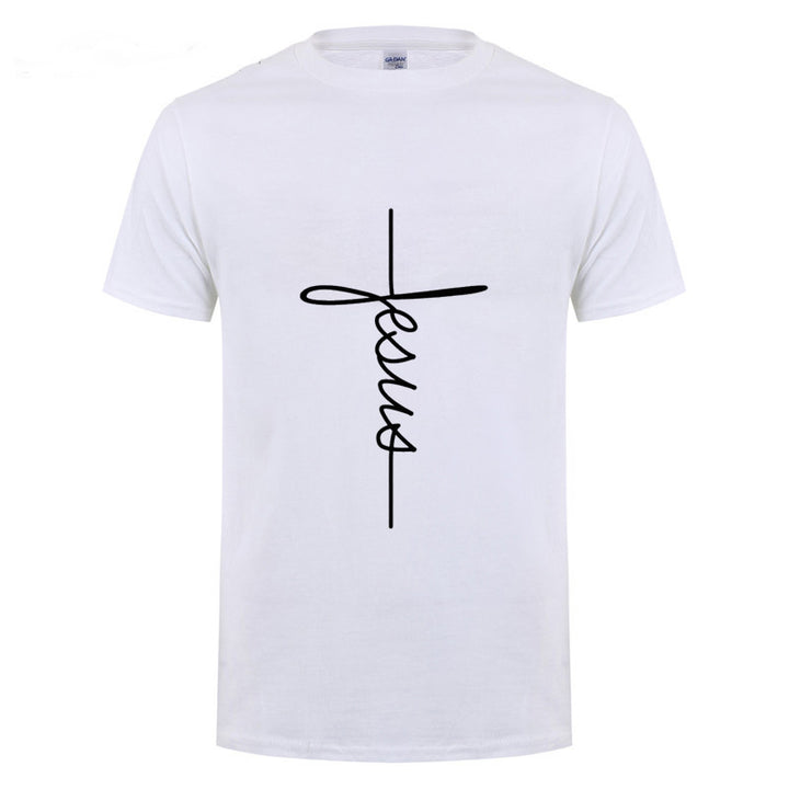 Jesus Cross T-shirts Men, Women, Short Sleeve