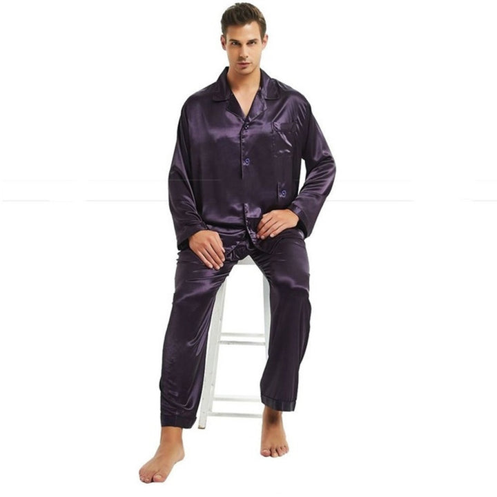 Pajamas Nightgown Loose Homewear Men Winter Sleepwear