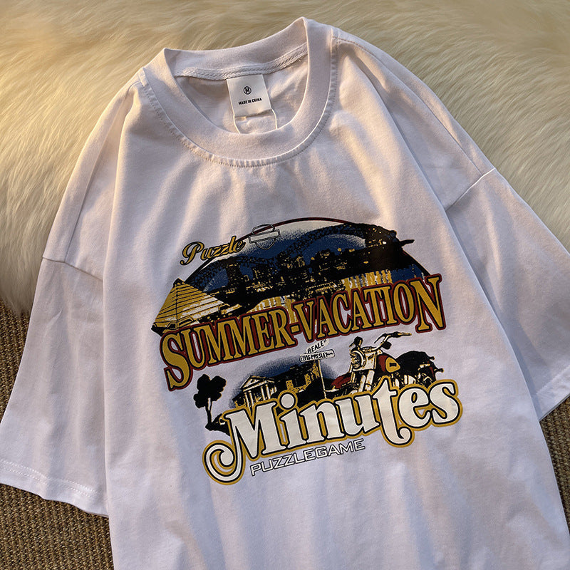 Men's & Women's Printed Short Sleeve T-Shirts