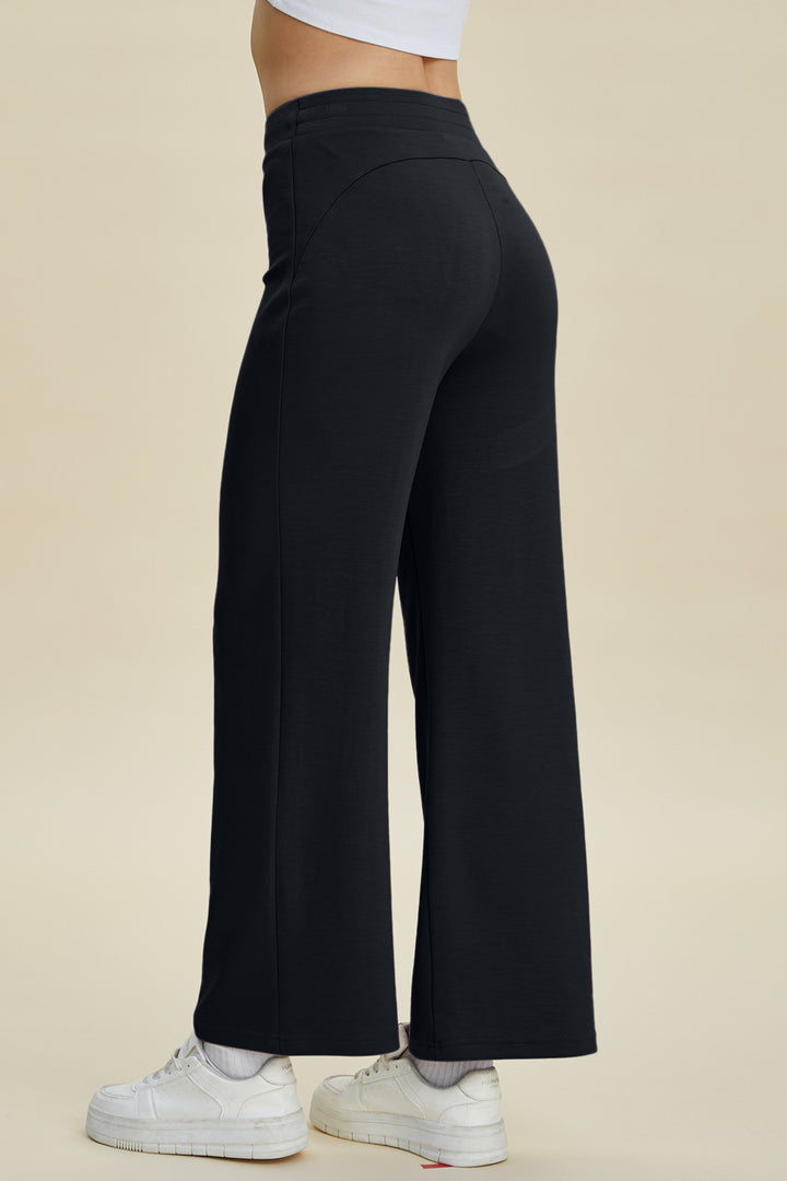 Basic Bae Full Size Air Scuba Drawstring Wide Leg Pants - DRG Boutique Apparel & Accessories LLC