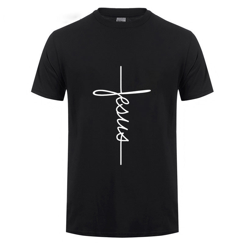 Jesus Cross T-shirts Men, Women, Short Sleeve