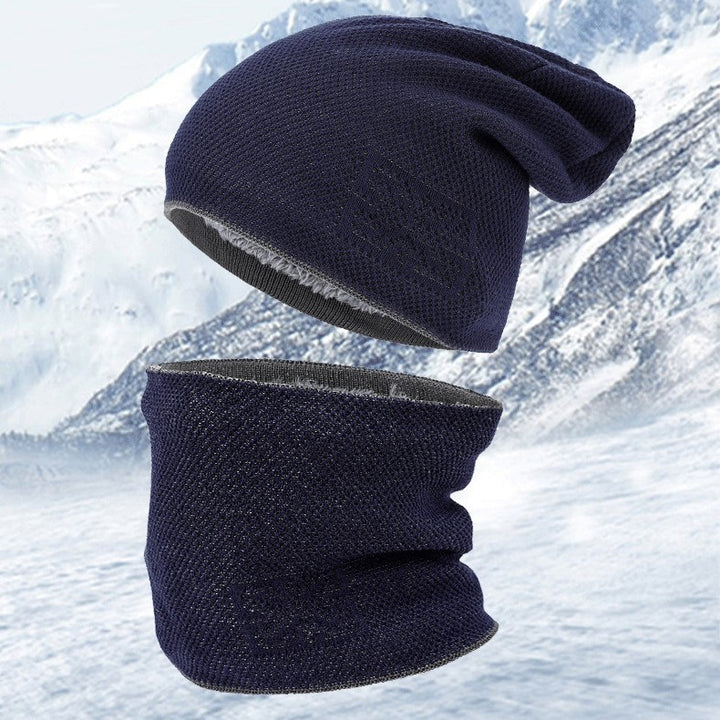 Brushed And Padded Hats Scarf Set