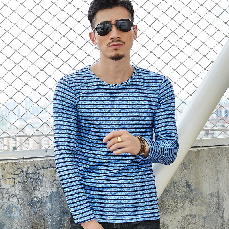 Autumn winter new men's long sleeved T-shirts