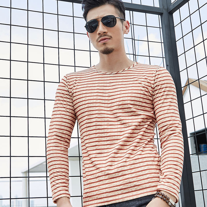 Autumn winter new men's long sleeved T-shirts