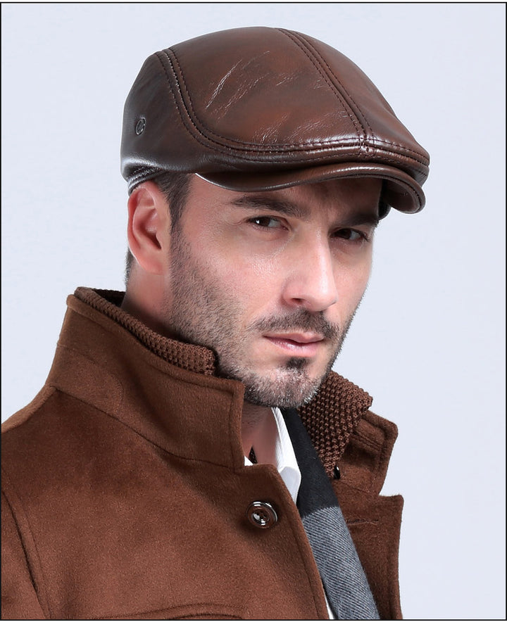 A1 Middle-aged And Elderly Casual Leather Hats