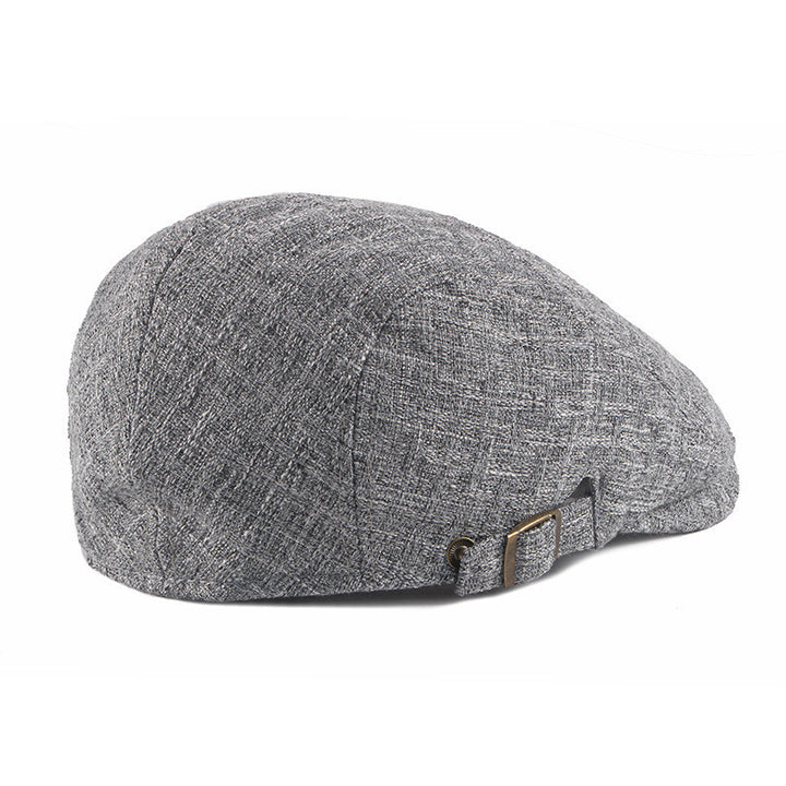 Men's British Retro Breathable Simple Light Board Advance Hats