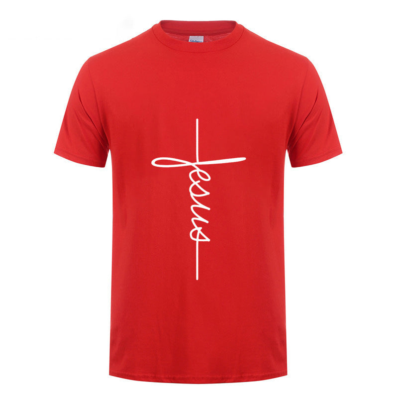 Jesus Cross T-shirts Men, Women, Short Sleeve