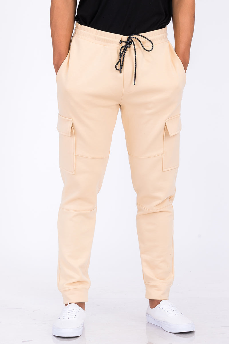 Cotton Blend Cargo Joggers - DRG Boutique Apparel & Accessories LLC