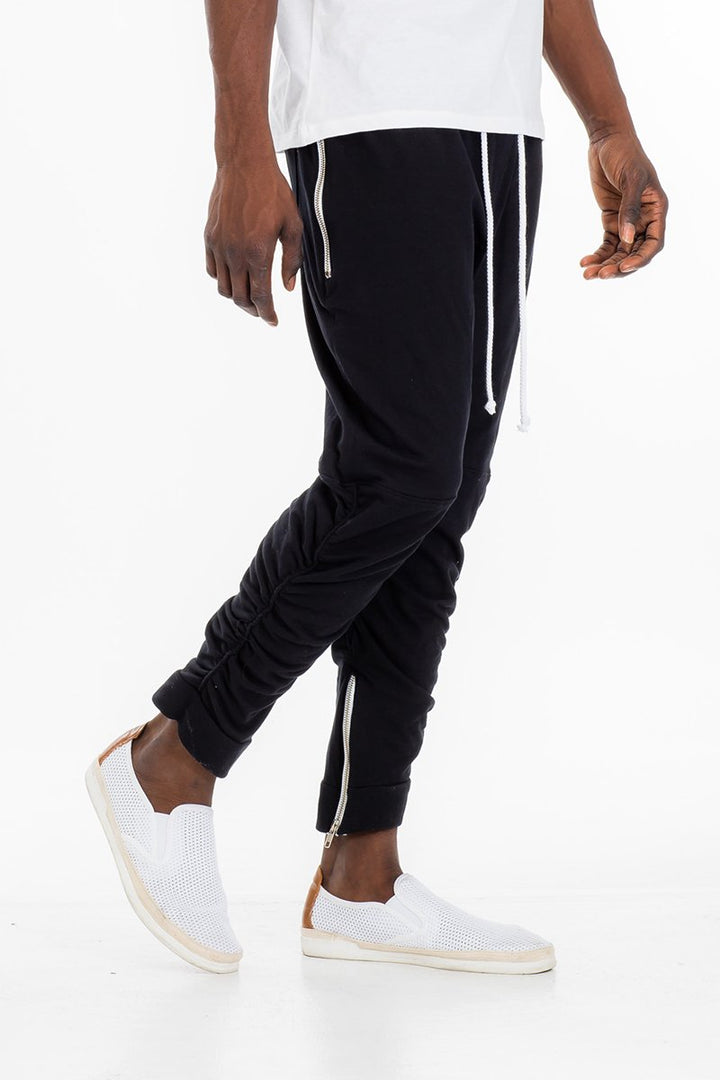 GATHERED BOMBER PANTS - DRG Boutique Apparel & Accessories LLC