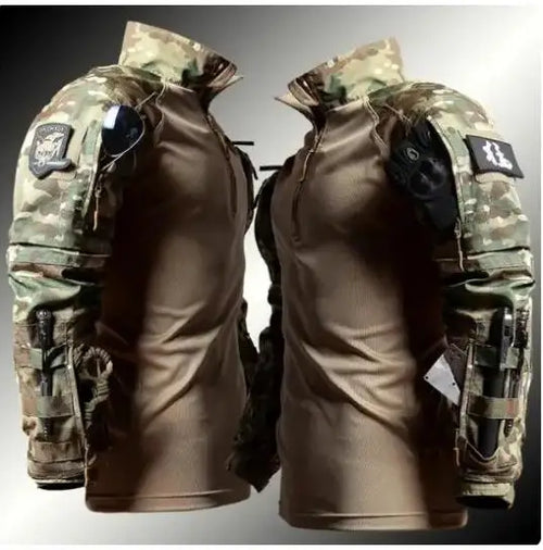 Tactical Frog Suit Men Airsoft Clothes Military Paintball 2 Pieces