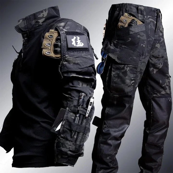 Tactical Frog Suit Men Airsoft Clothes Military Paintball 2 Pieces