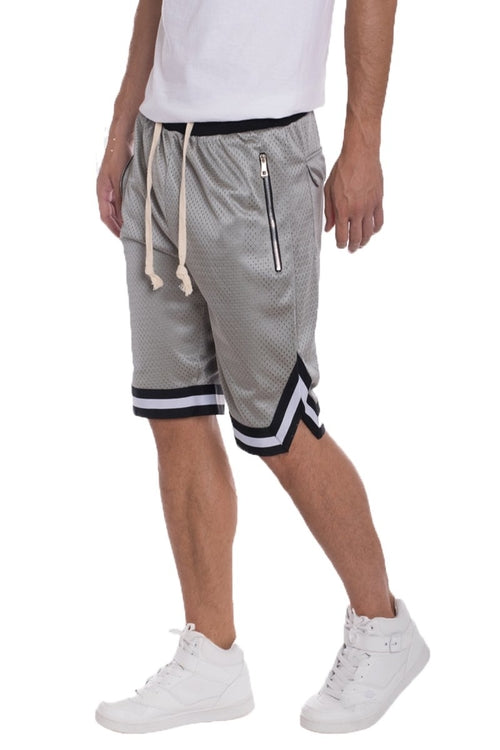 Solid Mesh Basketball Active Shorts - DRG Boutique Apparel & Accessories LLC