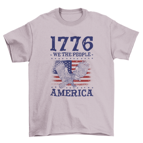 1776 America Patriotic Freedom T-shirt - DRG Boutique Apparel & Accessories LLC