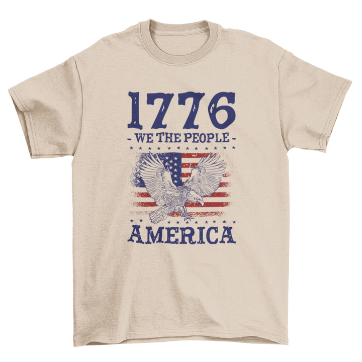 1776 America Patriotic Freedom T-shirt - DRG Boutique Apparel & Accessories LLC