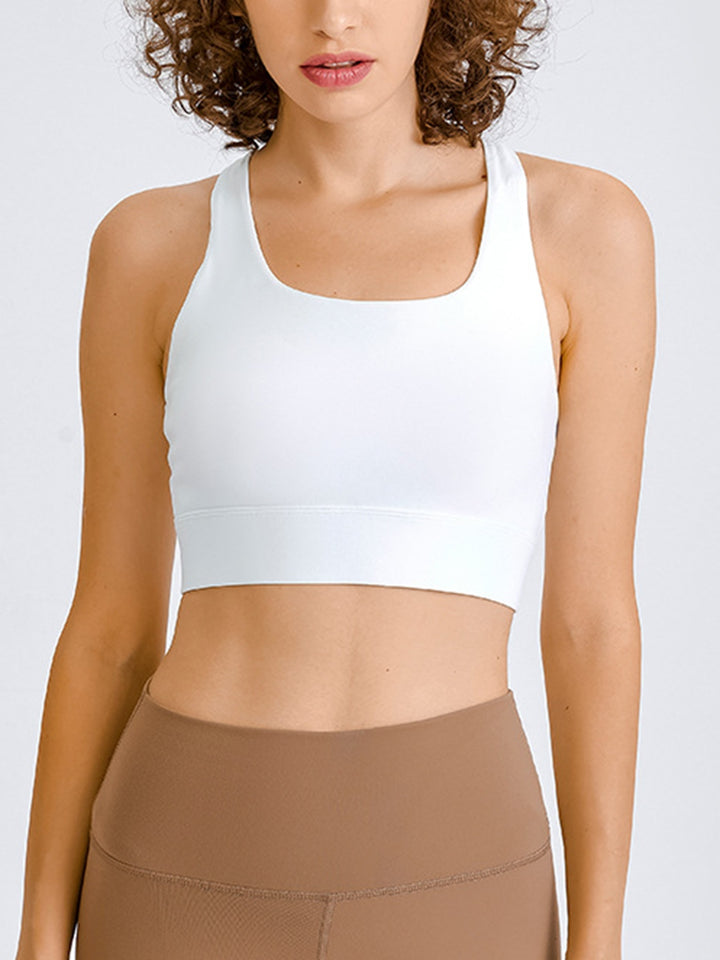 Millennia Double Take Square Neck Racerback Cropped Tank - DRG Boutique Apparel & Accessories LLC