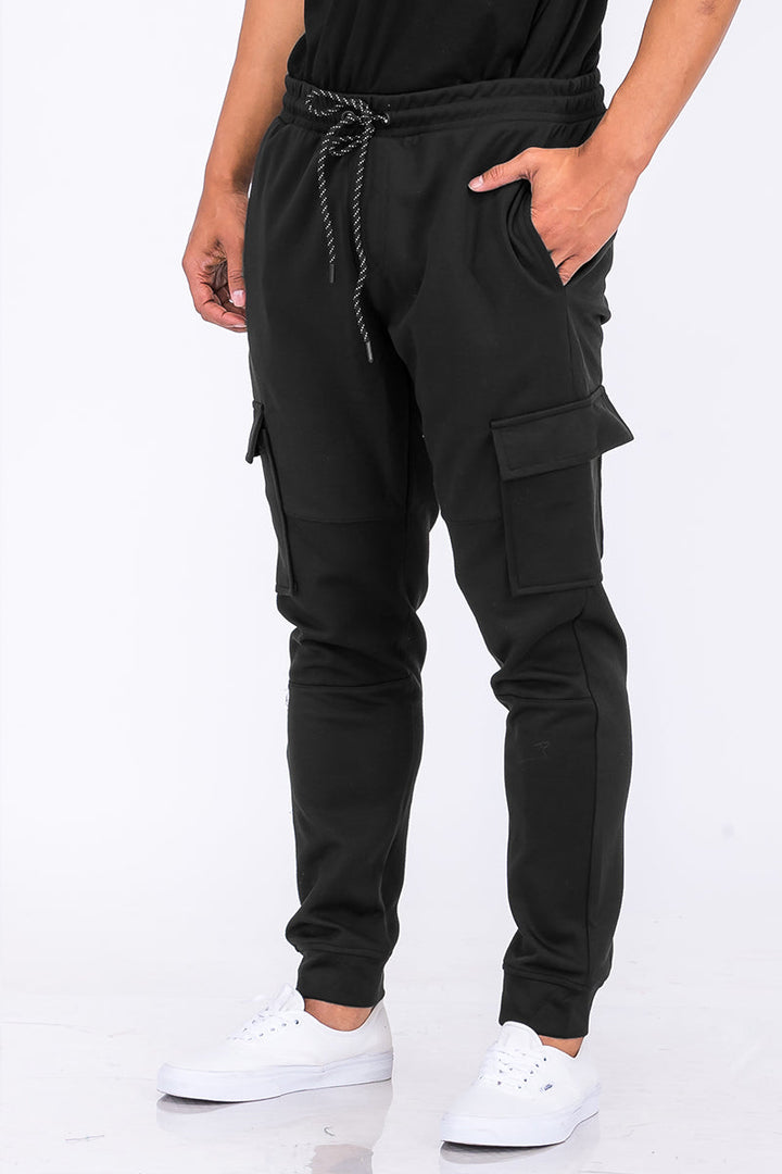 Cotton Blend Cargo Joggers - DRG Boutique Apparel & Accessories LLC