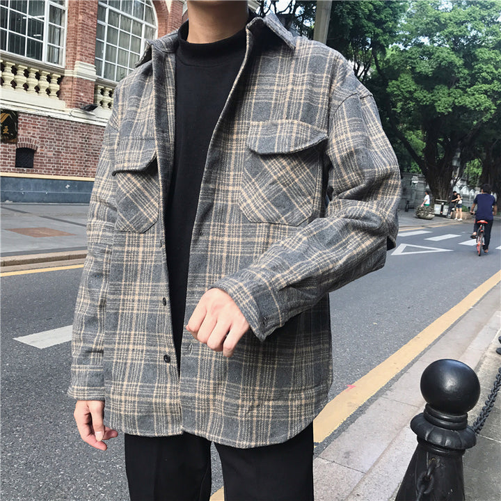 Korean Style Loose Long-sleeved Shirts For Men & Women