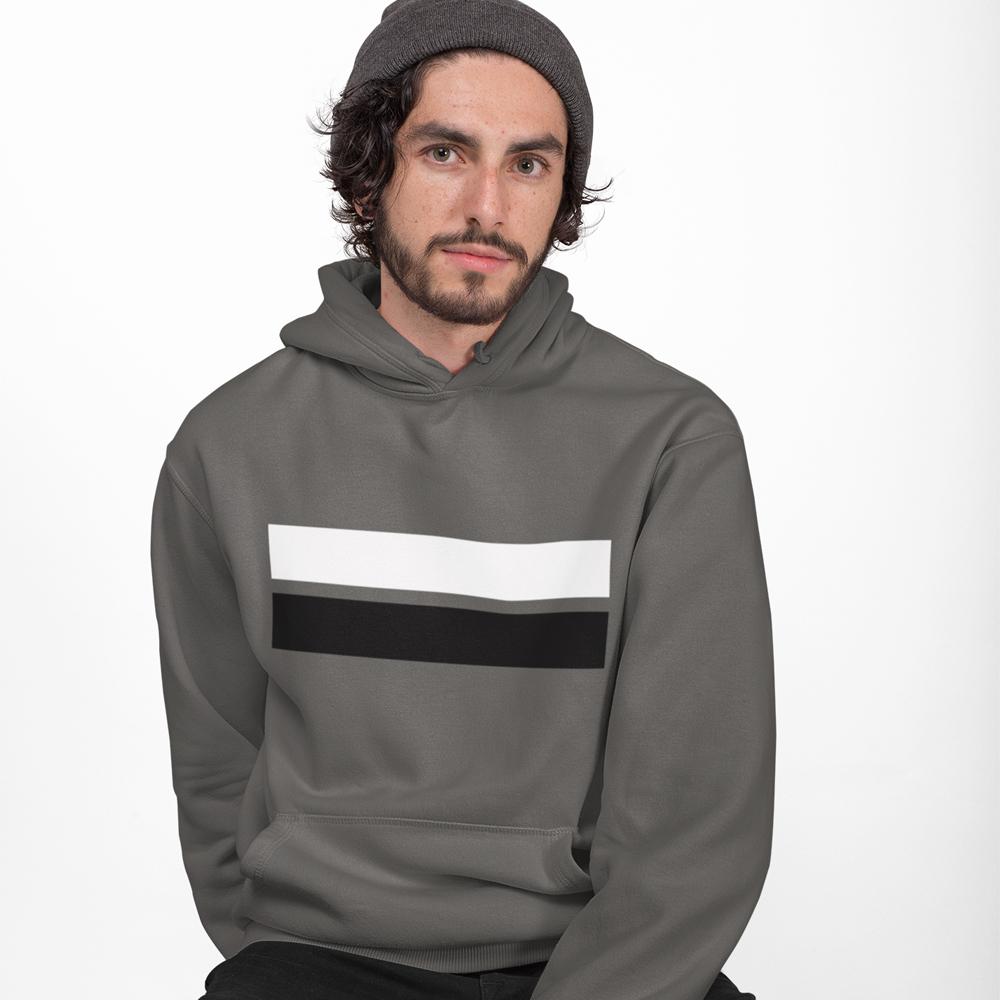 Mens Double Strip Hoodie - DRG Boutique Apparel & Accessories LLC