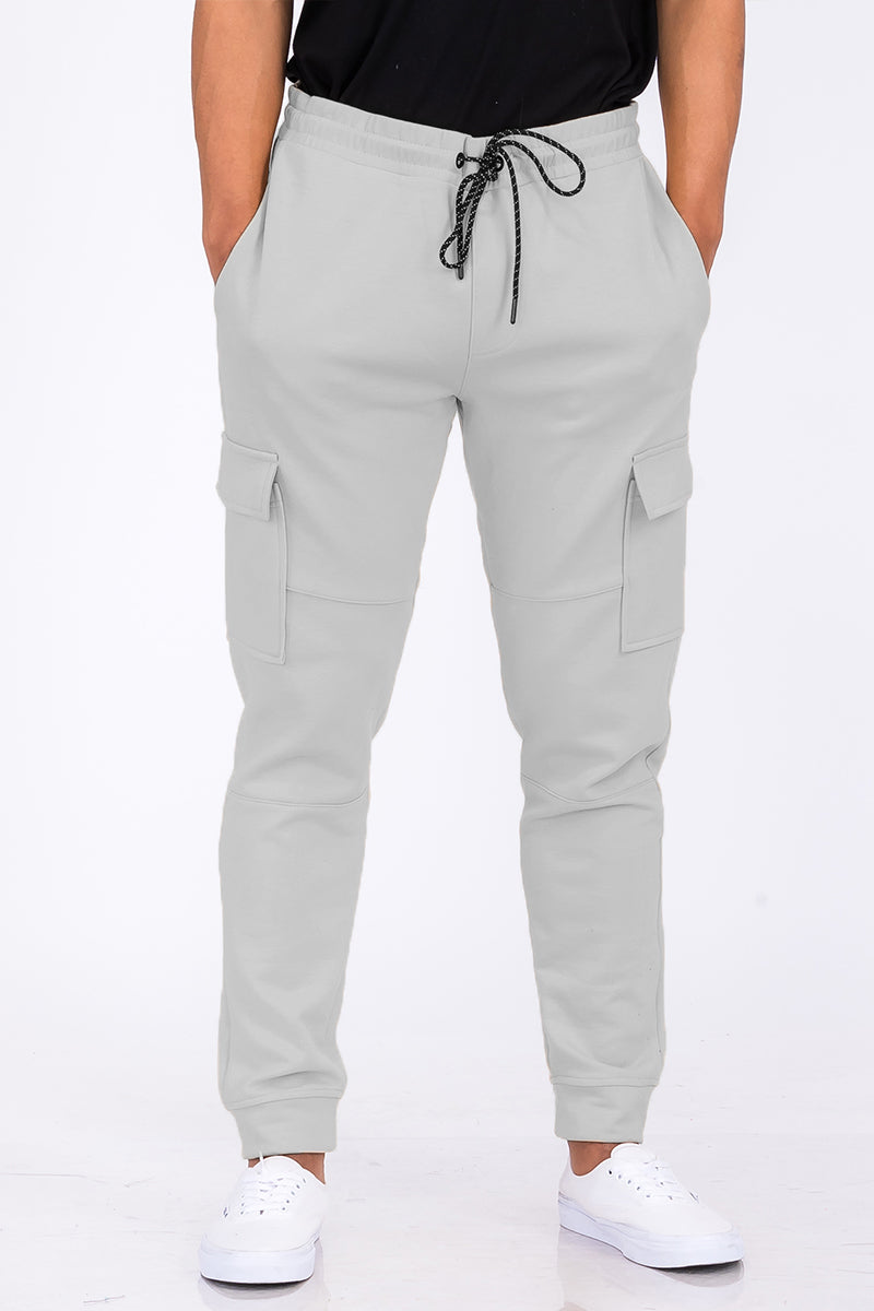 Cotton Blend Cargo Joggers - DRG Boutique Apparel & Accessories LLC