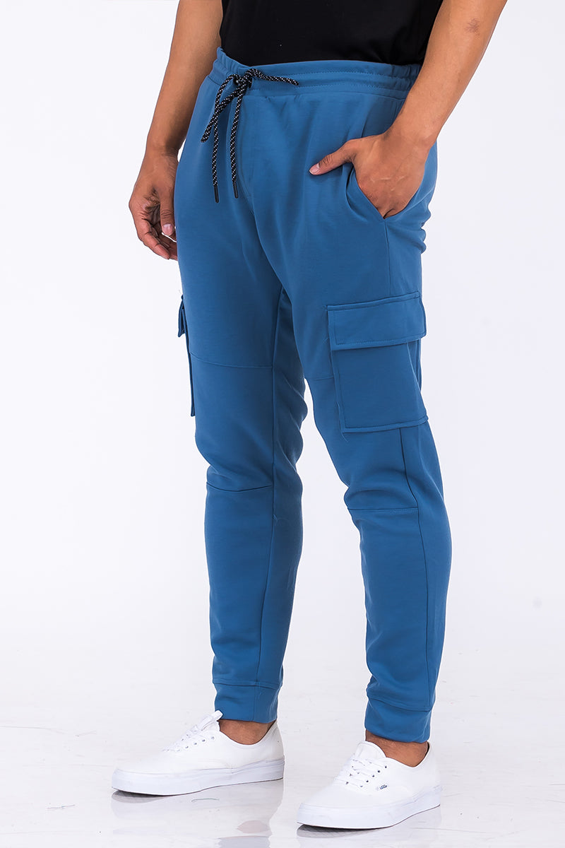 Cotton Blend Cargo Joggers - DRG Boutique Apparel & Accessories LLC