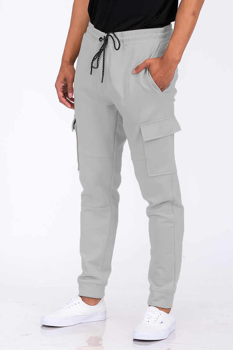 Cotton Blend Cargo Joggers - DRG Boutique Apparel & Accessories LLC