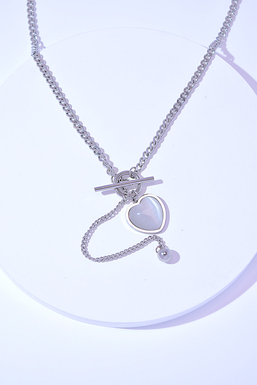 Titanium Steel Heart Necklace - DRG Boutique Apparel & Accessories LLC