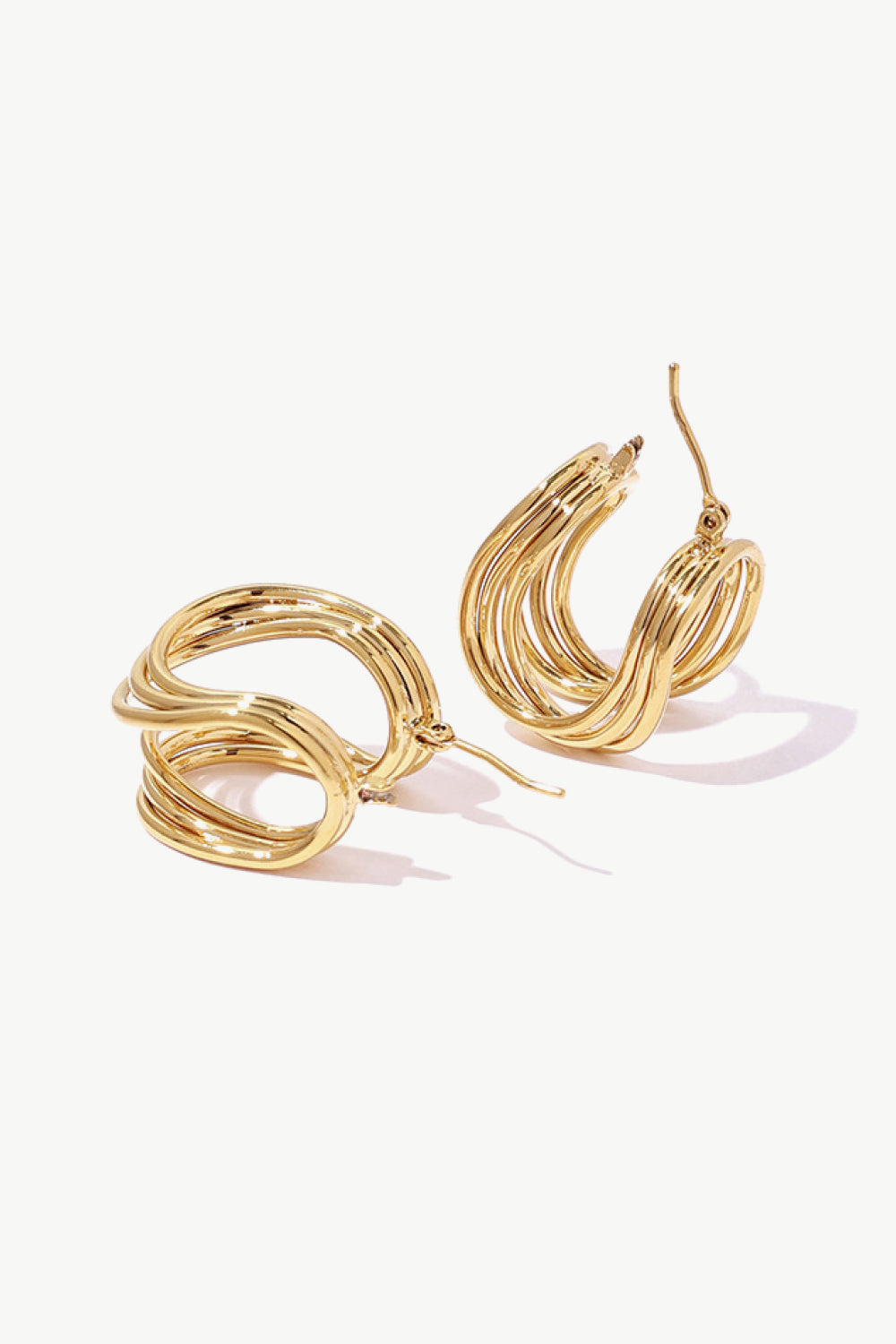 U-Shaped Hoop Earrings - DRG Boutique Apparel & Accessories LLC