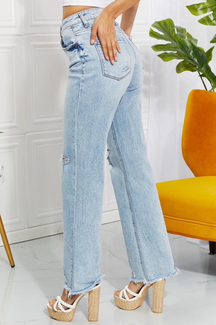 Vervet by Flying Monkey Full Size Allie 90's Dad Jeans - DRG Boutique Apparel & Accessories LLC