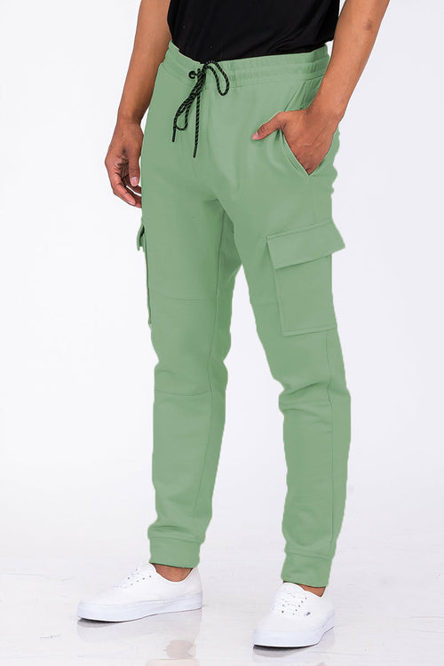 Cotton Blend Cargo Joggers - DRG Boutique Apparel & Accessories LLC